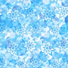 Seamless floral pattern. Vector