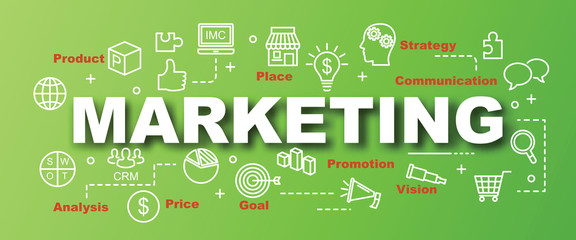 marketing vector trendy banner