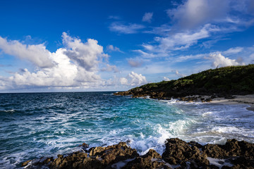 Fototapeta na wymiar Coast, landscape. Okinawa, Japan, Asia.