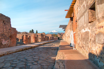 Ancient Roman city of Pompeii 