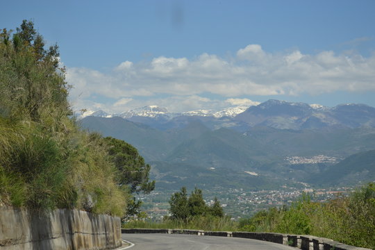 Landschaft bei Montecassino,