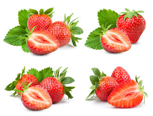 Strawberry isolated on white