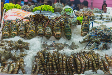Street food in chinatown, Yaowarat is a street food market in Bangkok