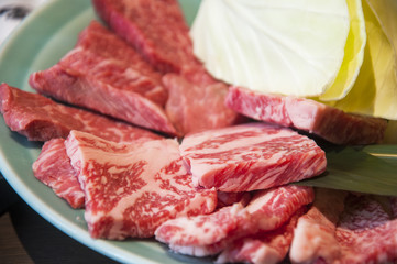 Hida beef for grill at Japan