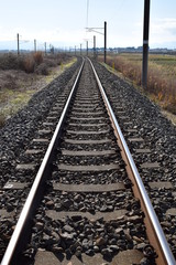 Fototapeta premium 羽越本線の線路