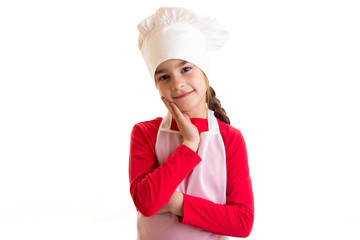 Little girl cooking 
