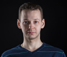 Fototapeta premium Portrait of young friendly men