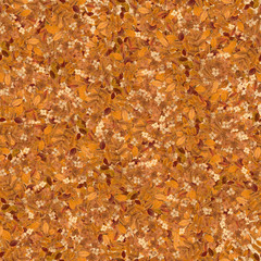 seamless background with bright multicolored leaves