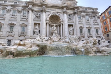 Fototapeta na wymiar Trevi Fountain in Rome