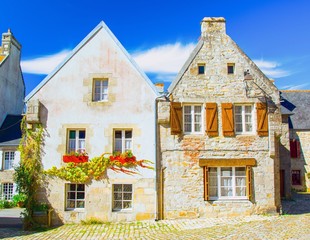 Village de Pont-Croix en Bretagne, France
