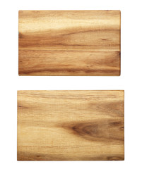 Rectangular wooden cutting board