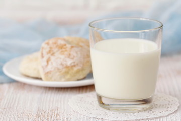 Milk and gingerbreads