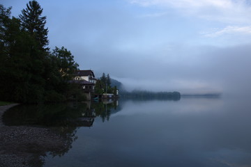 Obraz premium 6.00 a.m. am Kochelsee