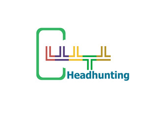 Headhunting . Modern abstract design, business icon. Geometric emblem