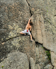 Free solo climbing