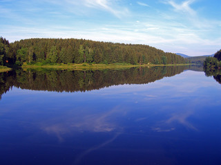 Königshütte Dam, Harz, Germany