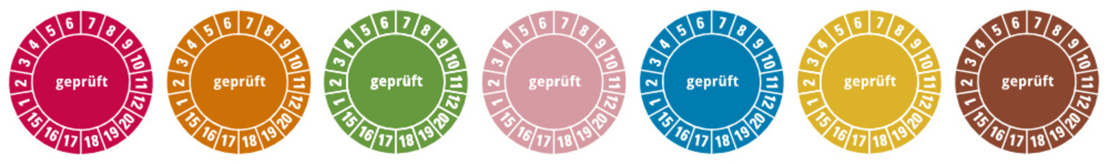 Pr&uuml;fzeichen - f&uuml;r jeden Anlass