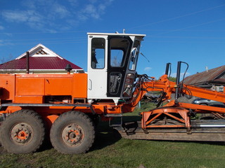 Obraz na płótnie Canvas Agricultural machinery.Harvester tractor.Harvesting machine.Field machine.