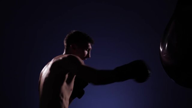 Boxer prepairs to a fight. 4k UHD