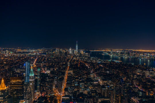 Cityscape of New York - Powered by Adobe