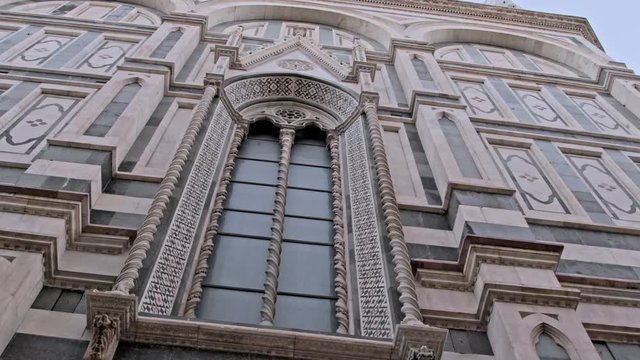 close up view of the Basilica of Santa Maria del Fiore in Florence, Italy