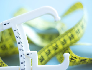 Fat caliper measuring tape