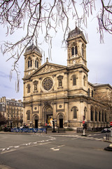 Fototapeta na wymiar The Cathedral Church of St Francis Xavier, Paris..