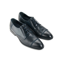 Studio shot of classic male shoes