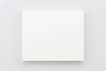 business white paper card on white.