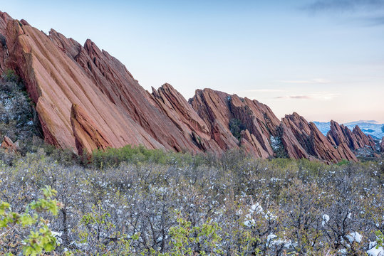 Red Rocks At Sunrise