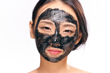 black cleansing mask, pores