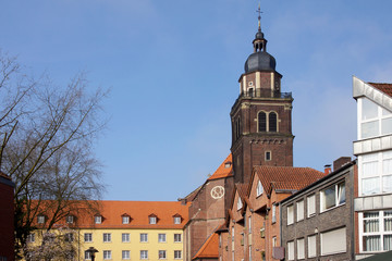 Fototapeta na wymiar Jesuitenkirche St. Ignatius in Coesfeld, Nordrhein-Westfalen