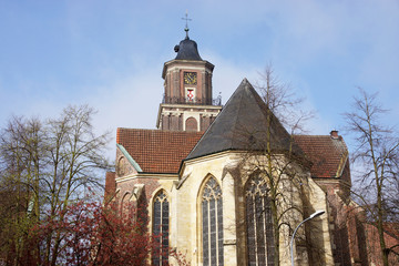 Naklejka premium Pfarrkirche St. Lamberti in Coesfeld, Nordrhein-Westfalen