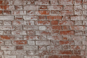 Old red brick wall in a background image