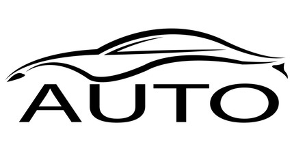 Black auto logo