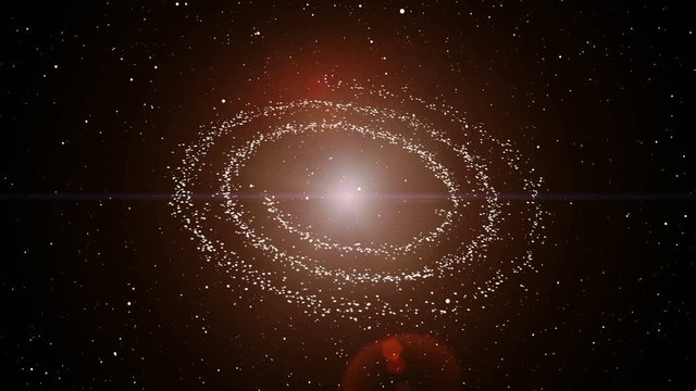 Spiral Galaxy 3D Animation