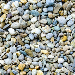 River stones background