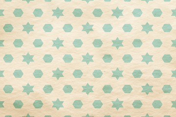 retro pattern on paper