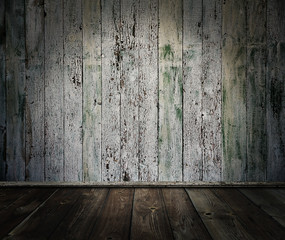 old wooden interior