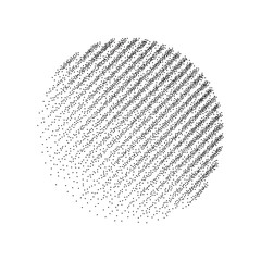 Stipple dots effect abstract background.