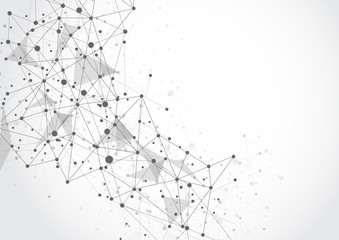 Abstract technology futuristic network