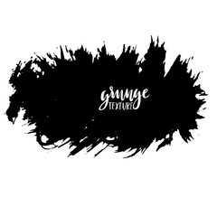 Ink vector brush strokes. Vector illustration. Grunge hand drawn watercolor texture. Space for text.