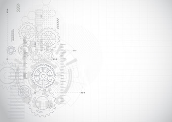 Obraz premium Abstract Technology Background