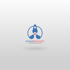 Fototapeta premium Rocket logo