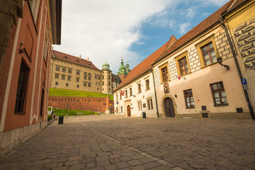 Fototapeta na wymiar Kraków, najstarsza ulica w mieście, Kanonicza