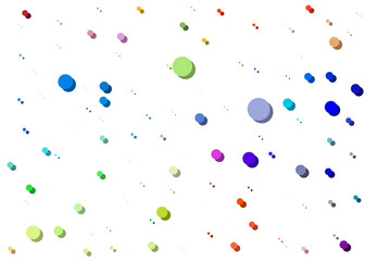 background with colored dots of different colors with blurry effect