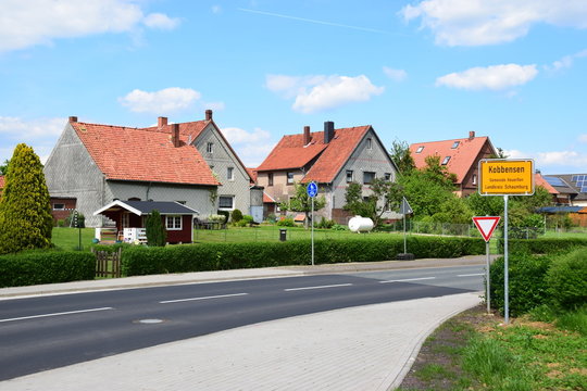 Dorfstra&szlig;e in Kobbensen