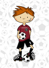 Cartoon Soccer - Football Player © Mark