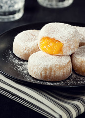 Queijinhos, a Portuguese Pastry filled with Sweet Egg