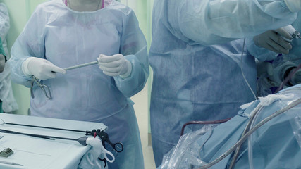 Laparoscopic surgery of the abdomen